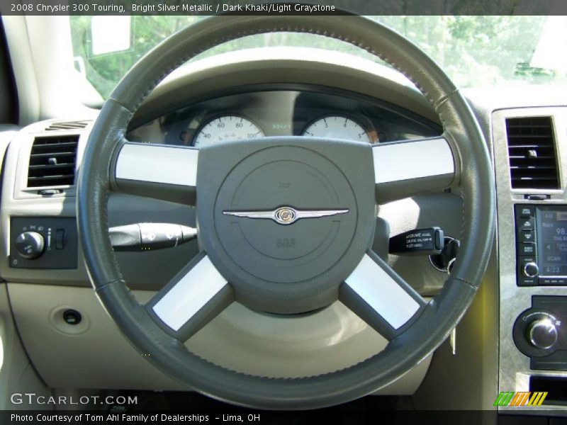 Bright Silver Metallic / Dark Khaki/Light Graystone 2008 Chrysler 300 Touring