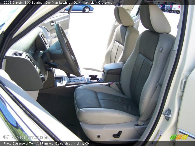 Cool Vanilla White / Dark Khaki/Light Graystone 2008 Chrysler 300 Touring