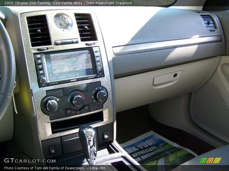 Cool Vanilla White / Dark Khaki/Light Graystone 2008 Chrysler 300 Touring