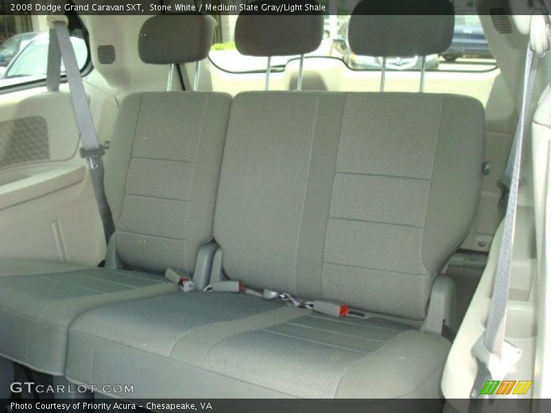 Stone White / Medium Slate Gray/Light Shale 2008 Dodge Grand Caravan SXT