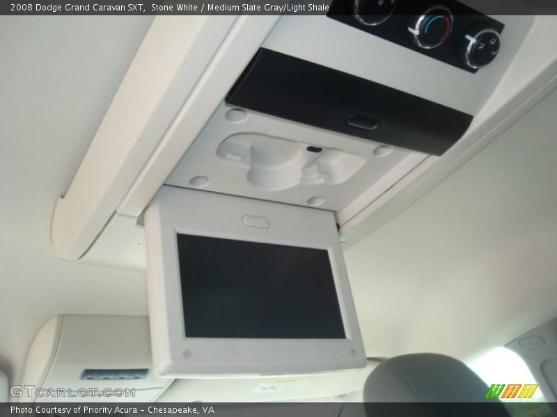 Stone White / Medium Slate Gray/Light Shale 2008 Dodge Grand Caravan SXT