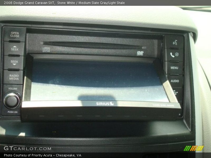 Stone White / Medium Slate Gray/Light Shale 2008 Dodge Grand Caravan SXT