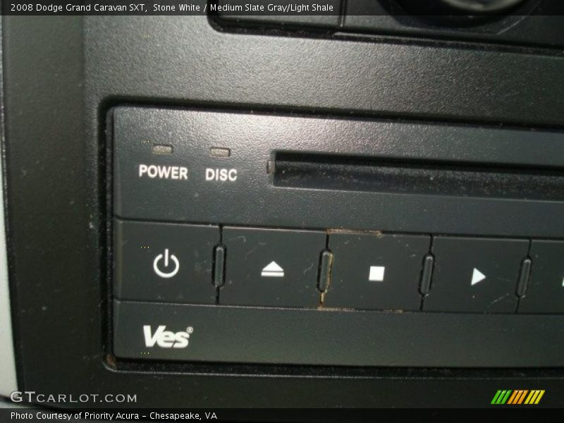 Stone White / Medium Slate Gray/Light Shale 2008 Dodge Grand Caravan SXT