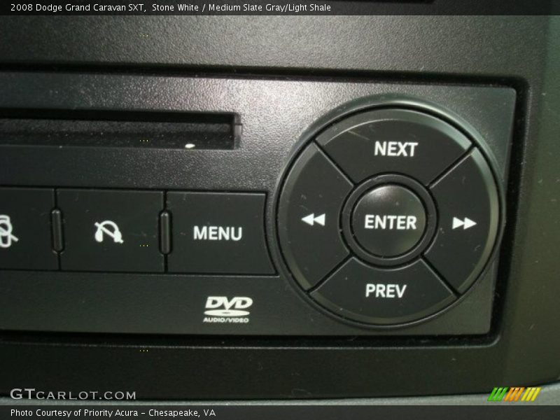 Stone White / Medium Slate Gray/Light Shale 2008 Dodge Grand Caravan SXT