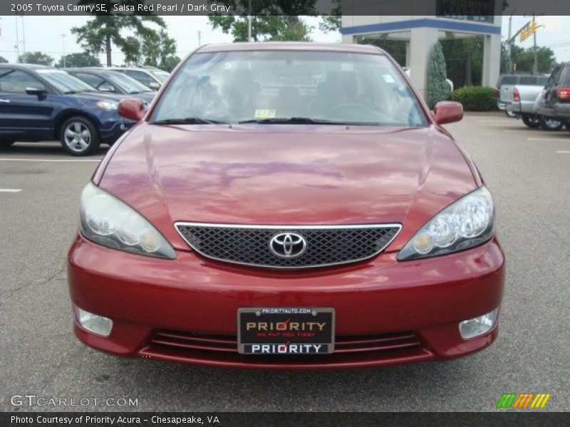 Salsa Red Pearl / Dark Gray 2005 Toyota Camry SE