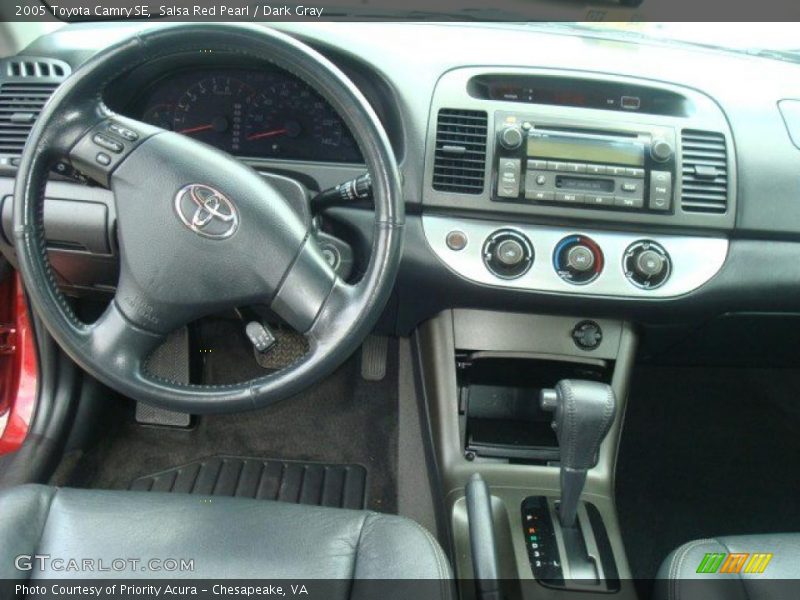 Salsa Red Pearl / Dark Gray 2005 Toyota Camry SE