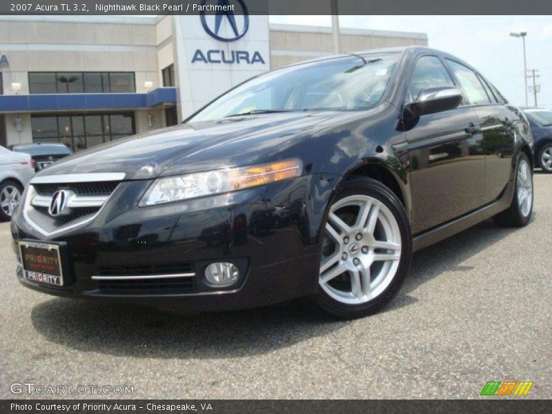 Nighthawk Black Pearl / Parchment 2007 Acura TL 3.2