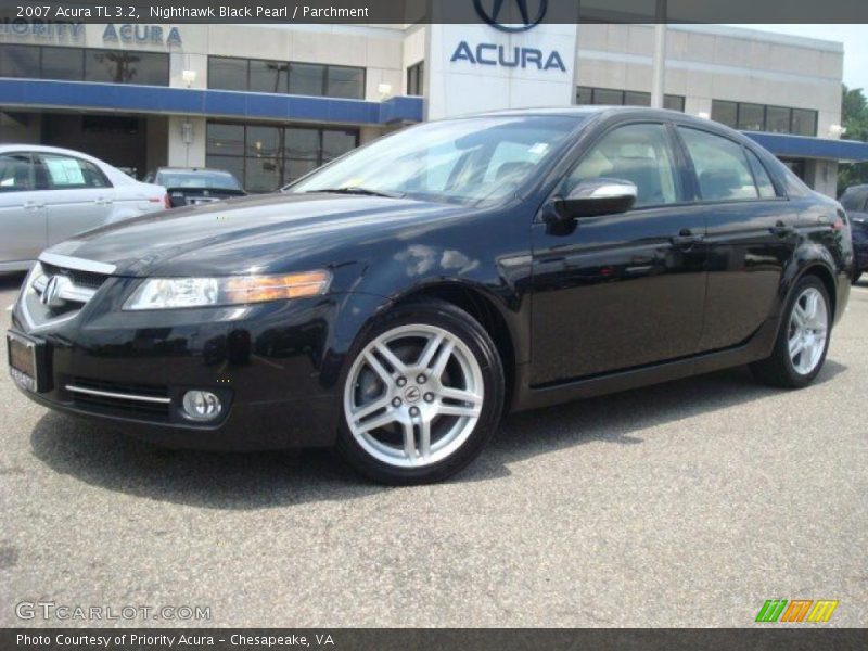 Nighthawk Black Pearl / Parchment 2007 Acura TL 3.2