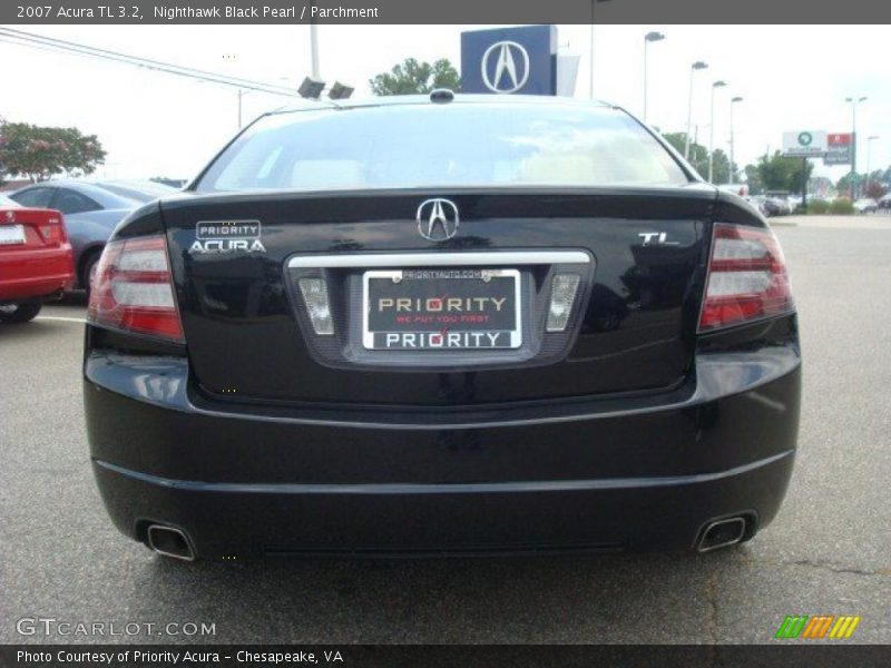 Nighthawk Black Pearl / Parchment 2007 Acura TL 3.2