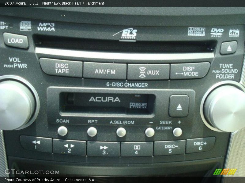 Nighthawk Black Pearl / Parchment 2007 Acura TL 3.2