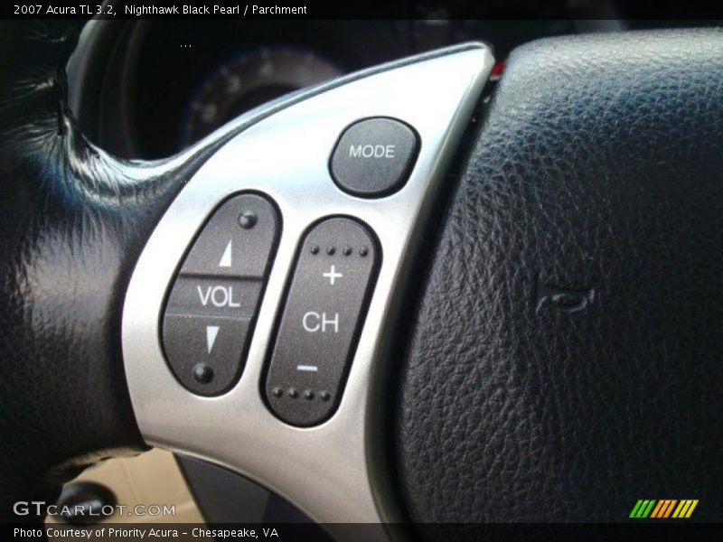 Nighthawk Black Pearl / Parchment 2007 Acura TL 3.2