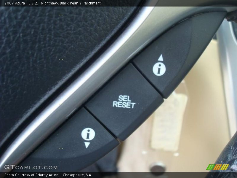 Nighthawk Black Pearl / Parchment 2007 Acura TL 3.2