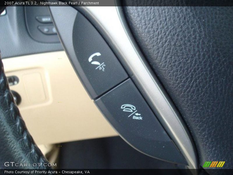 Nighthawk Black Pearl / Parchment 2007 Acura TL 3.2