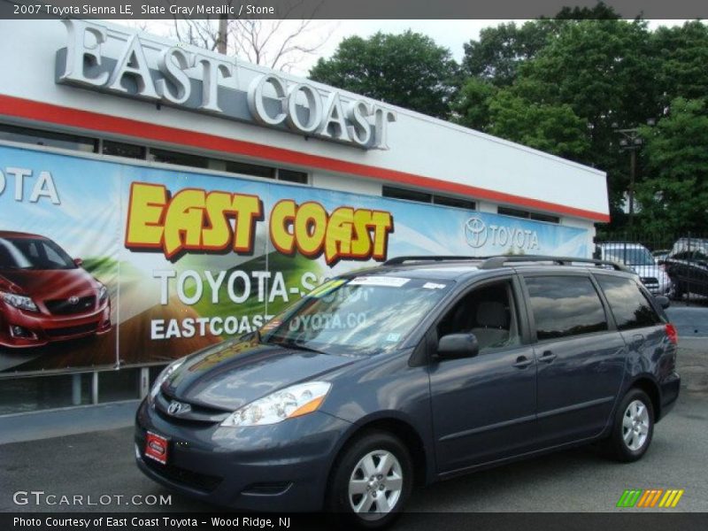 Slate Gray Metallic / Stone 2007 Toyota Sienna LE