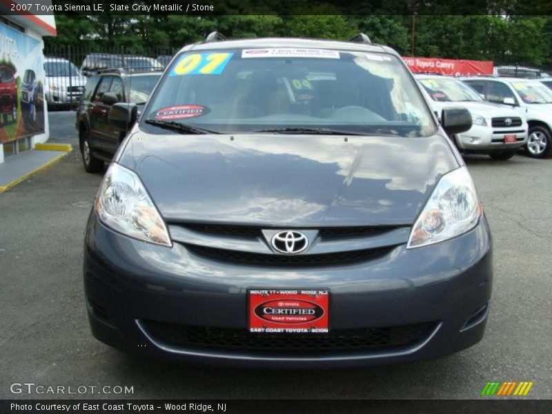 Slate Gray Metallic / Stone 2007 Toyota Sienna LE