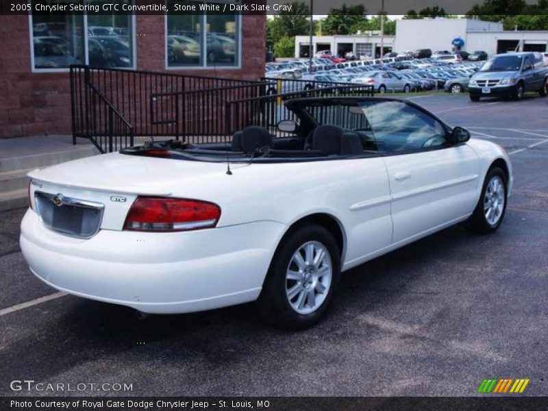 Stone White / Dark Slate Gray 2005 Chrysler Sebring GTC Convertible