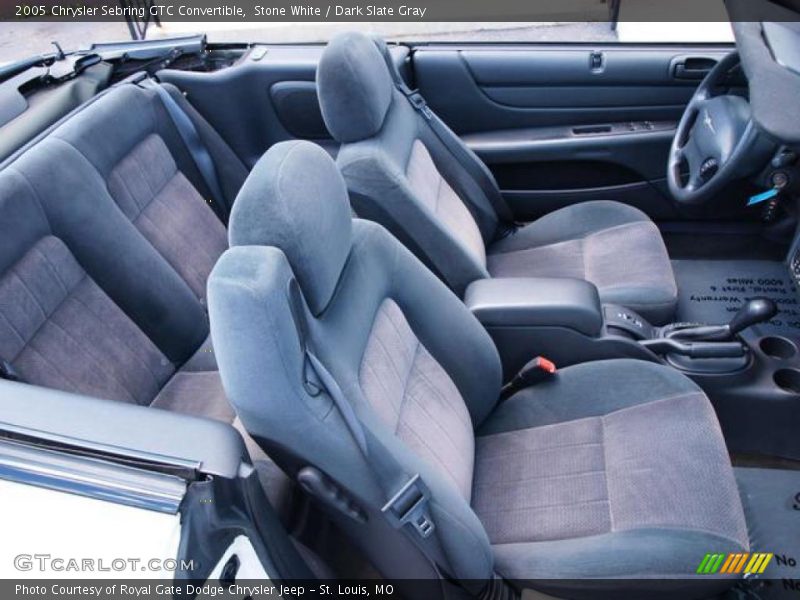 Stone White / Dark Slate Gray 2005 Chrysler Sebring GTC Convertible