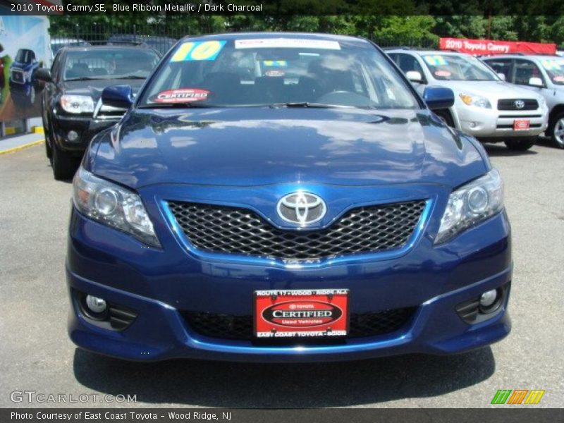 Blue Ribbon Metallic / Dark Charcoal 2010 Toyota Camry SE