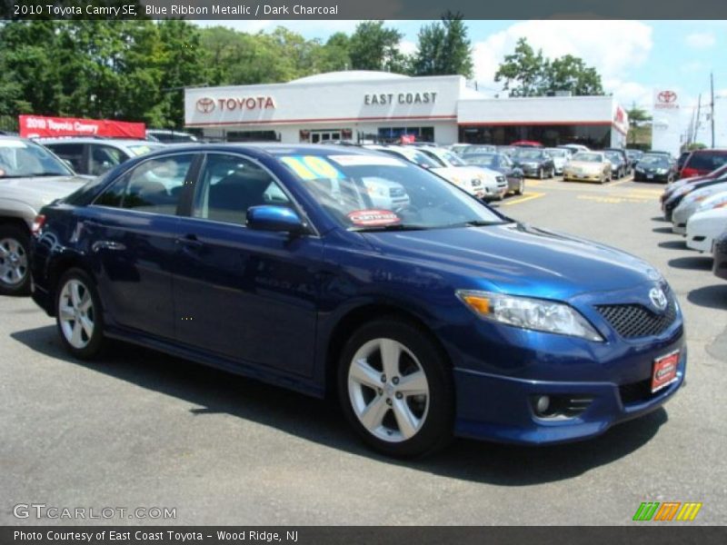 Blue Ribbon Metallic / Dark Charcoal 2010 Toyota Camry SE