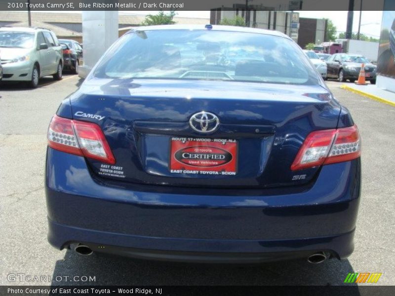 Blue Ribbon Metallic / Dark Charcoal 2010 Toyota Camry SE