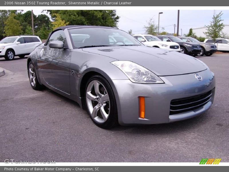 Silverstone Metallic / Charcoal Leather 2006 Nissan 350Z Touring Roadster