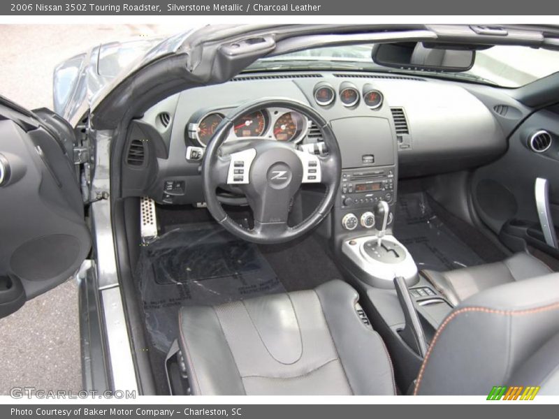 Silverstone Metallic / Charcoal Leather 2006 Nissan 350Z Touring Roadster