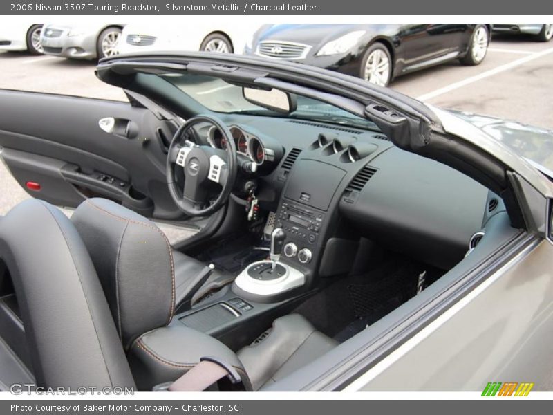 Silverstone Metallic / Charcoal Leather 2006 Nissan 350Z Touring Roadster