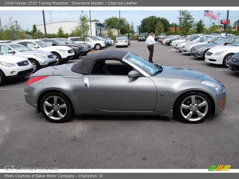Silverstone Metallic / Charcoal Leather 2006 Nissan 350Z Touring Roadster