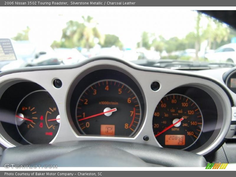 Silverstone Metallic / Charcoal Leather 2006 Nissan 350Z Touring Roadster