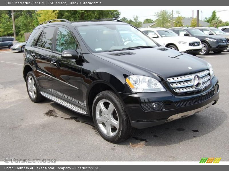 Black / Macadamia 2007 Mercedes-Benz ML 350 4Matic