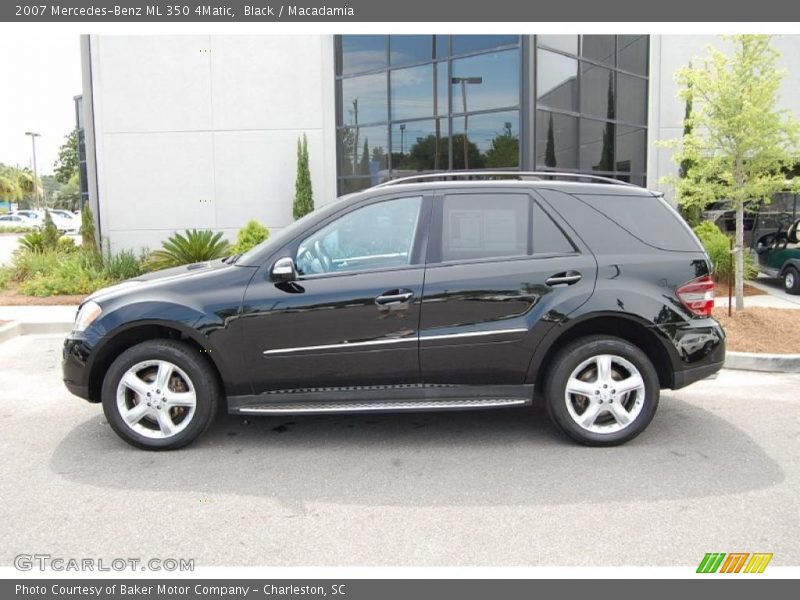 Black / Macadamia 2007 Mercedes-Benz ML 350 4Matic