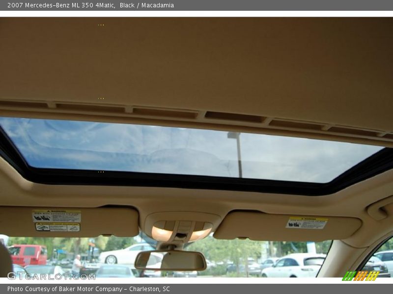 Black / Macadamia 2007 Mercedes-Benz ML 350 4Matic