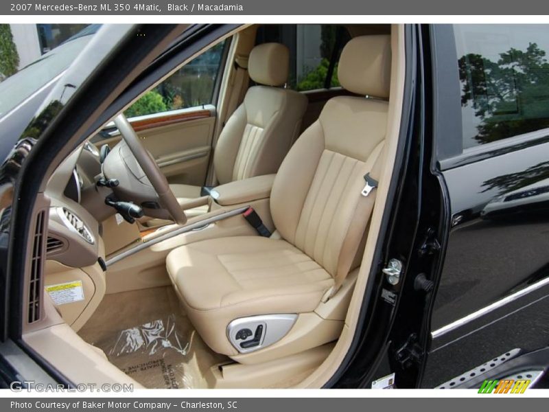 Black / Macadamia 2007 Mercedes-Benz ML 350 4Matic