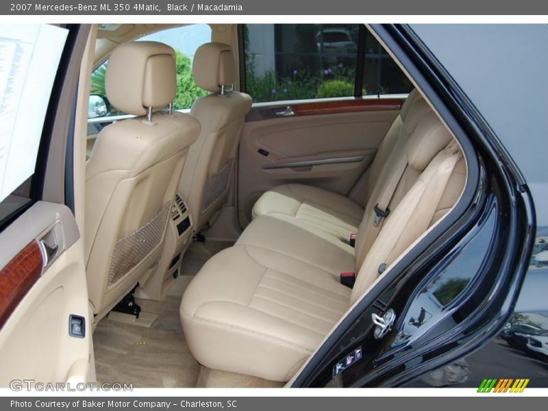 Black / Macadamia 2007 Mercedes-Benz ML 350 4Matic