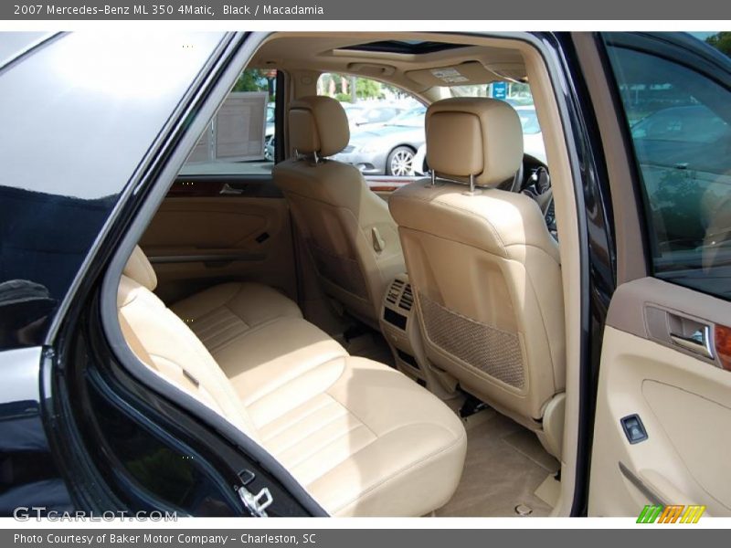 Black / Macadamia 2007 Mercedes-Benz ML 350 4Matic