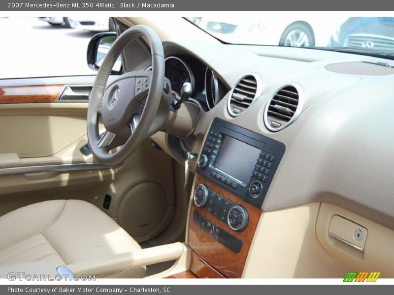 Black / Macadamia 2007 Mercedes-Benz ML 350 4Matic