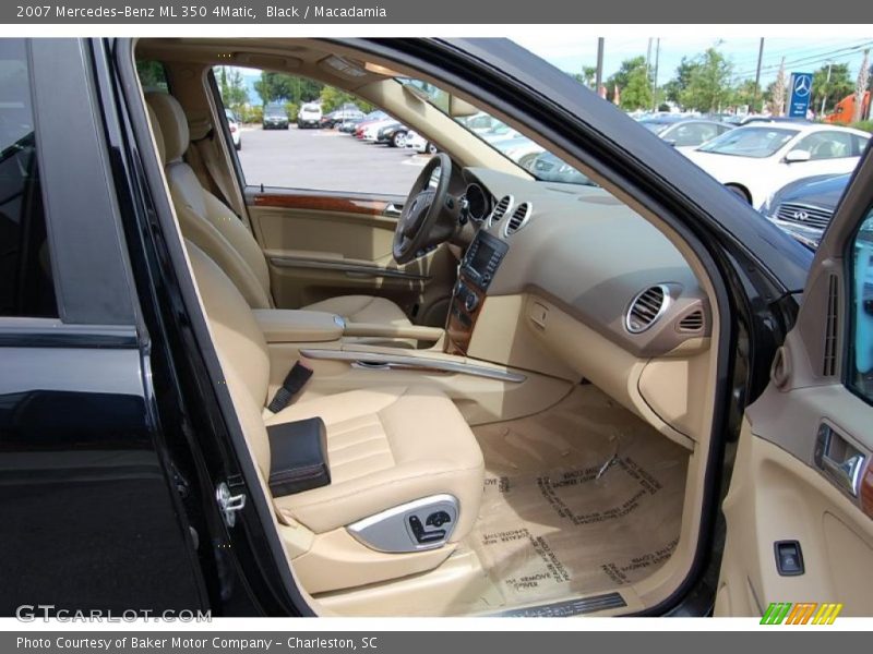 Black / Macadamia 2007 Mercedes-Benz ML 350 4Matic