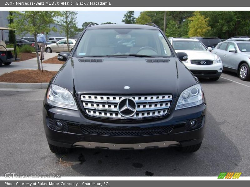 Black / Macadamia 2007 Mercedes-Benz ML 350 4Matic