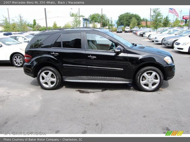 Black / Macadamia 2007 Mercedes-Benz ML 350 4Matic