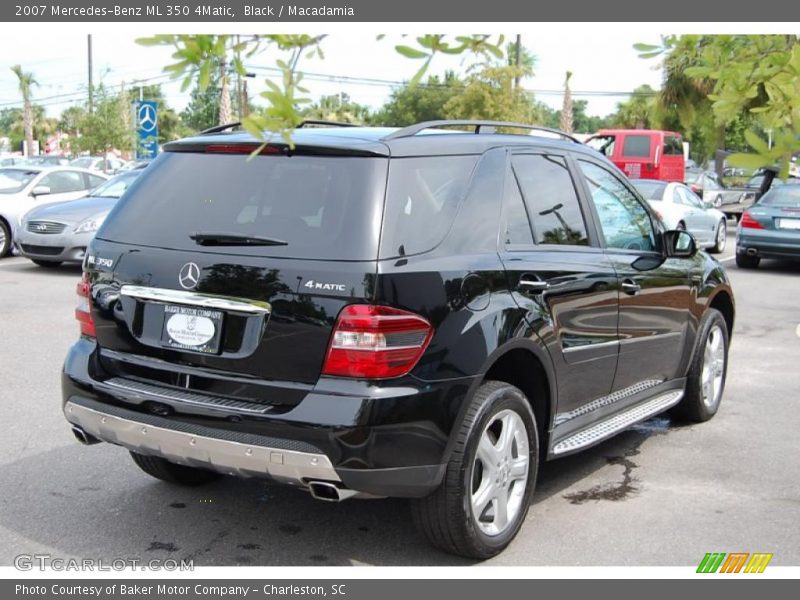 Black / Macadamia 2007 Mercedes-Benz ML 350 4Matic
