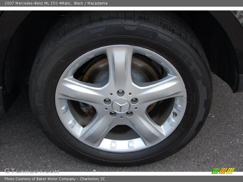 Black / Macadamia 2007 Mercedes-Benz ML 350 4Matic