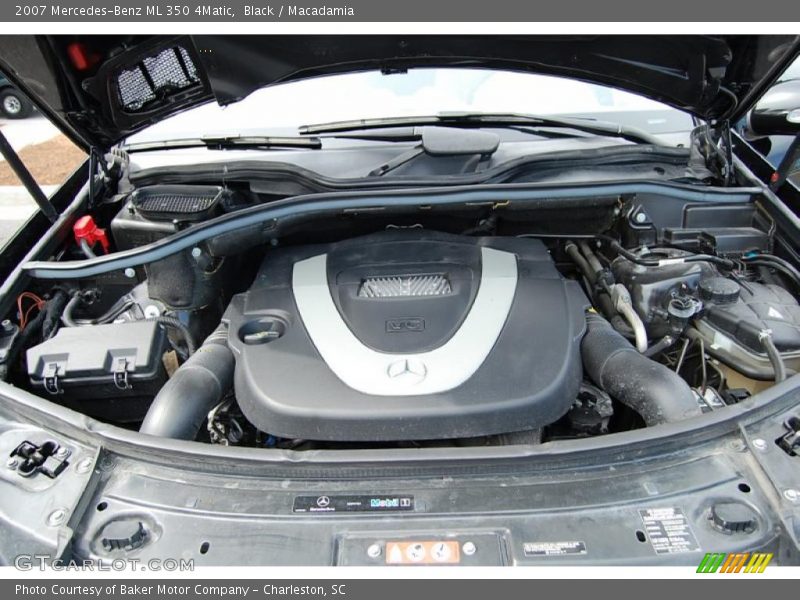 Black / Macadamia 2007 Mercedes-Benz ML 350 4Matic