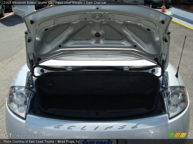 Liquid Silver Metallic / Dark Charcoal 2008 Mitsubishi Eclipse Spyder GS