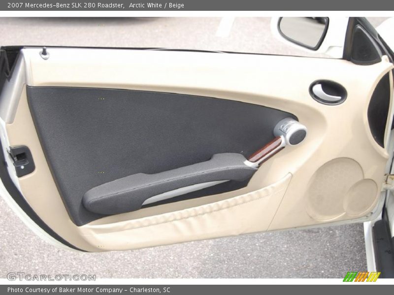 Arctic White / Beige 2007 Mercedes-Benz SLK 280 Roadster
