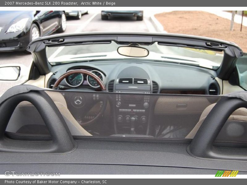 Arctic White / Beige 2007 Mercedes-Benz SLK 280 Roadster