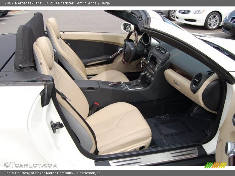 Arctic White / Beige 2007 Mercedes-Benz SLK 280 Roadster