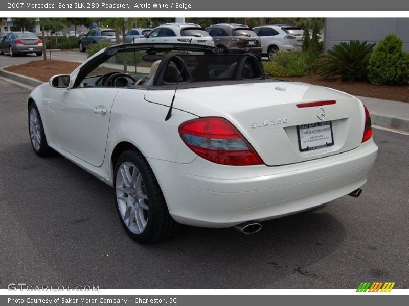 Arctic White / Beige 2007 Mercedes-Benz SLK 280 Roadster