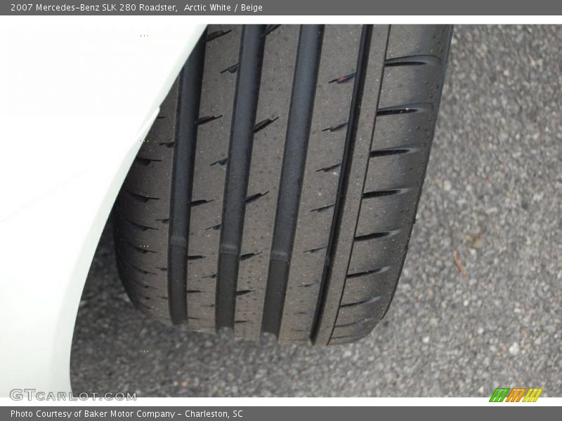 Arctic White / Beige 2007 Mercedes-Benz SLK 280 Roadster
