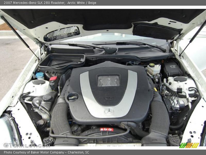 Arctic White / Beige 2007 Mercedes-Benz SLK 280 Roadster