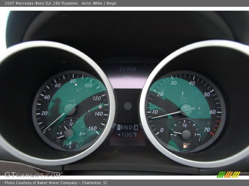 Arctic White / Beige 2007 Mercedes-Benz SLK 280 Roadster
